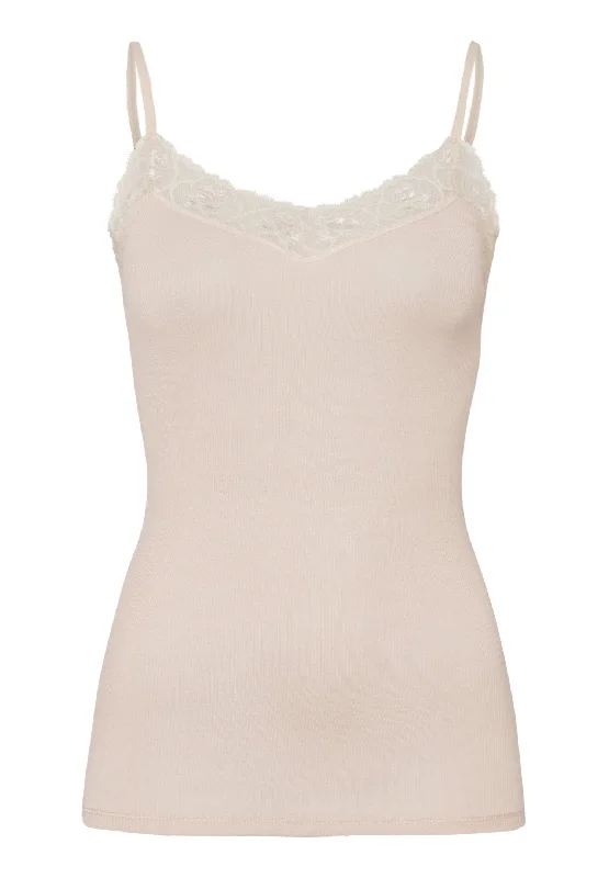 Weekend Wonders Await! Woolen Lace Camisole | Pumice 70970-2801