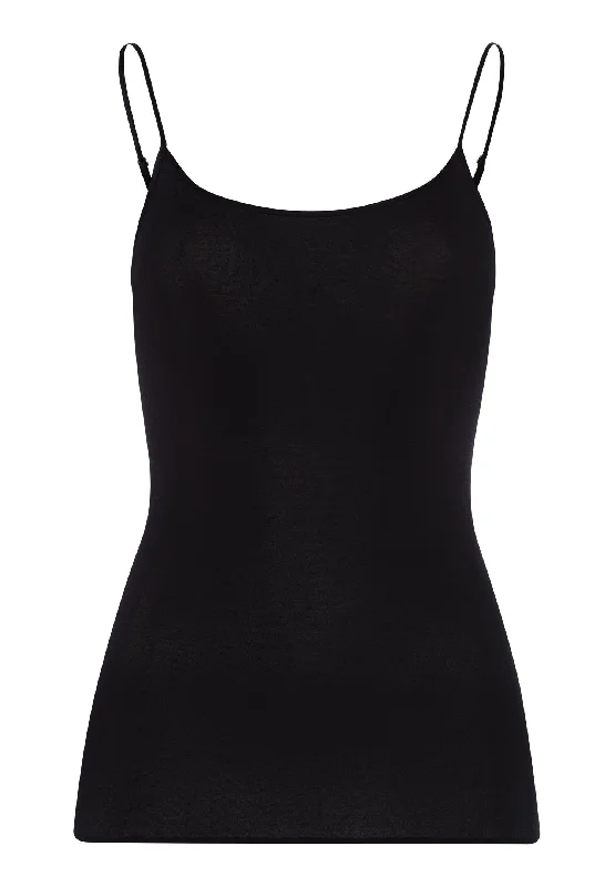 Exclusive Weekend Offers Inside Cotton Seamless Cotton Round Neck Camisole | Black 71600-019 Exclusive Weekend Offers Inside Cotton Seamless Cotton Round Neck Camisole | Black 71600-019