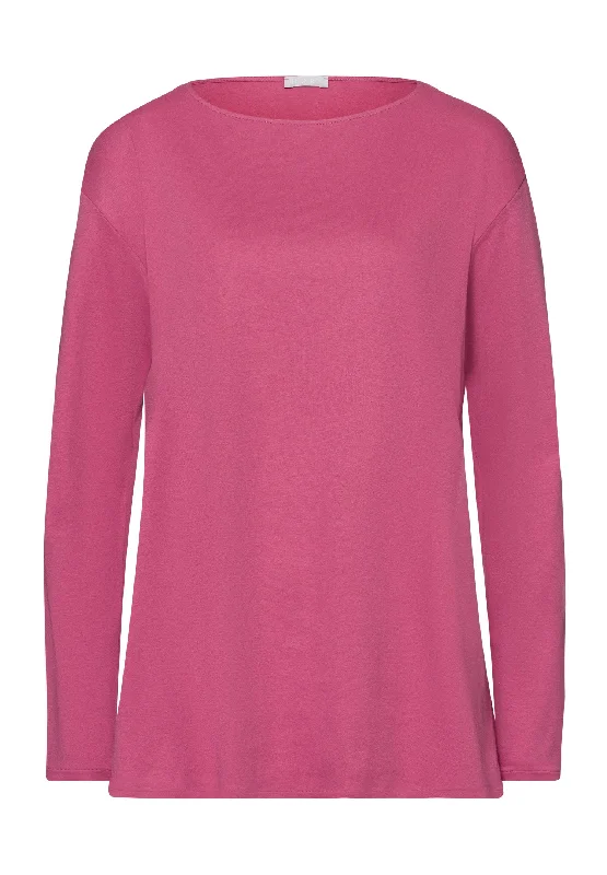 Weekend Deals to Make You Happy Loie Relaxed Round Neck Cotton Top | Rose Wine 74882-2414 Weekend Deals to Make You Happy Loie Relaxed Round Neck Cotton Top | Rose Wine 74882-2414