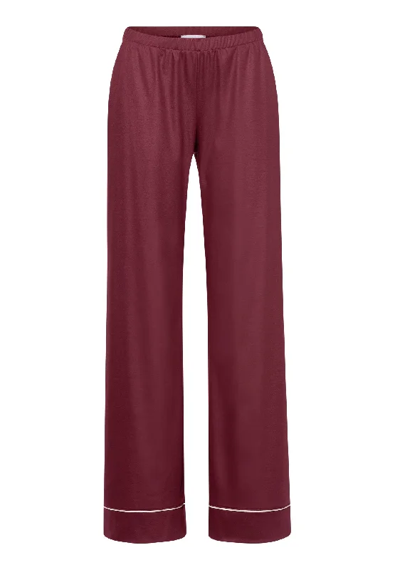 Weekend Offers That Impress Eleni Pants | Ruby Wine 74986-2423