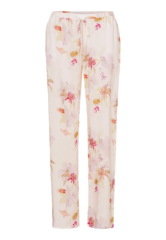 Great Bargain Sleep And Lounge Woven Long Pant | Bustling Garden 77617-2956