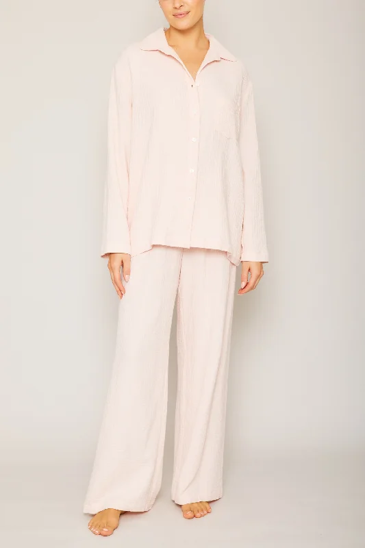Weekend Specials to Indulge In Angel Pajama Set - Pink