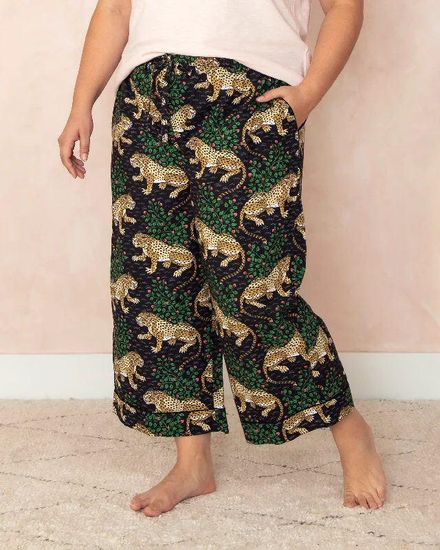 Time-Limited Offer Bagheera - Cropped PJ Pants - Ink