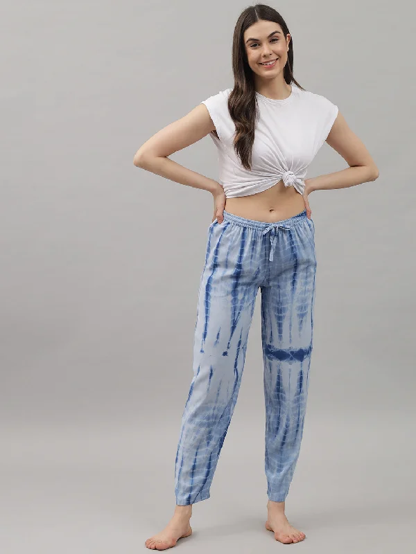 Weekend Specials to Love Tie and Dye Pyjama - Blue