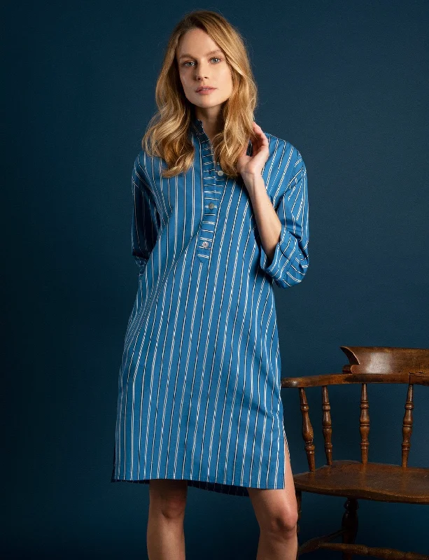 Instant Savings Delphi Cotton Stripe Sleepshirt