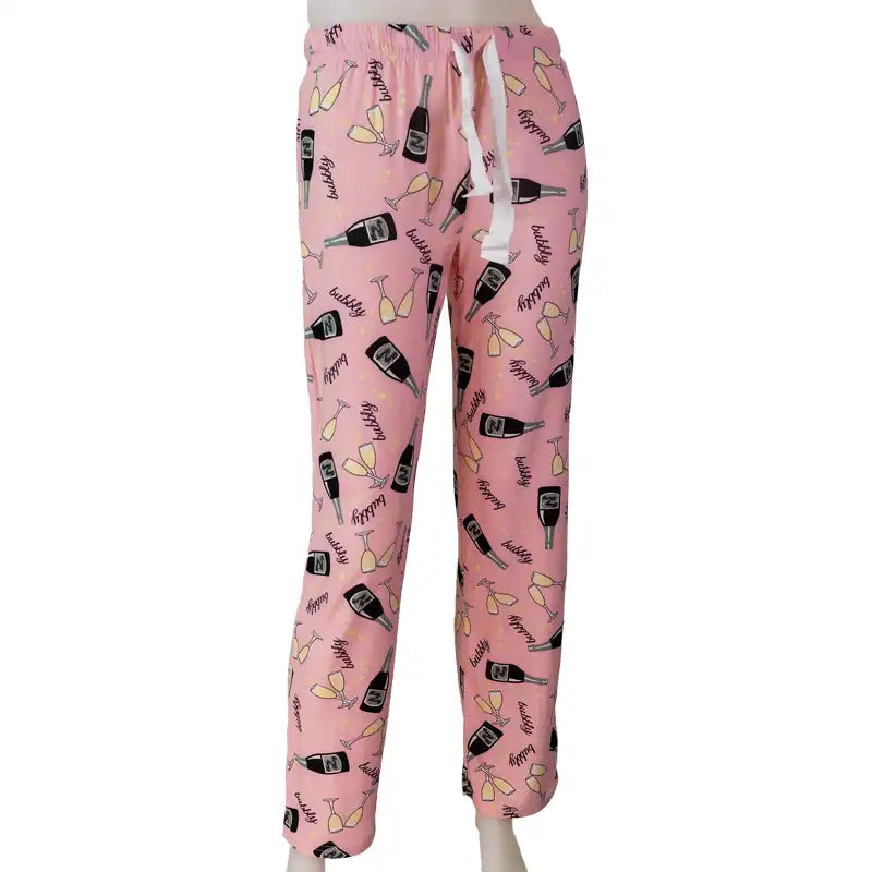 Weekend Savings Bonanza DKR Women's Soft Sleep Pants - Bubbly