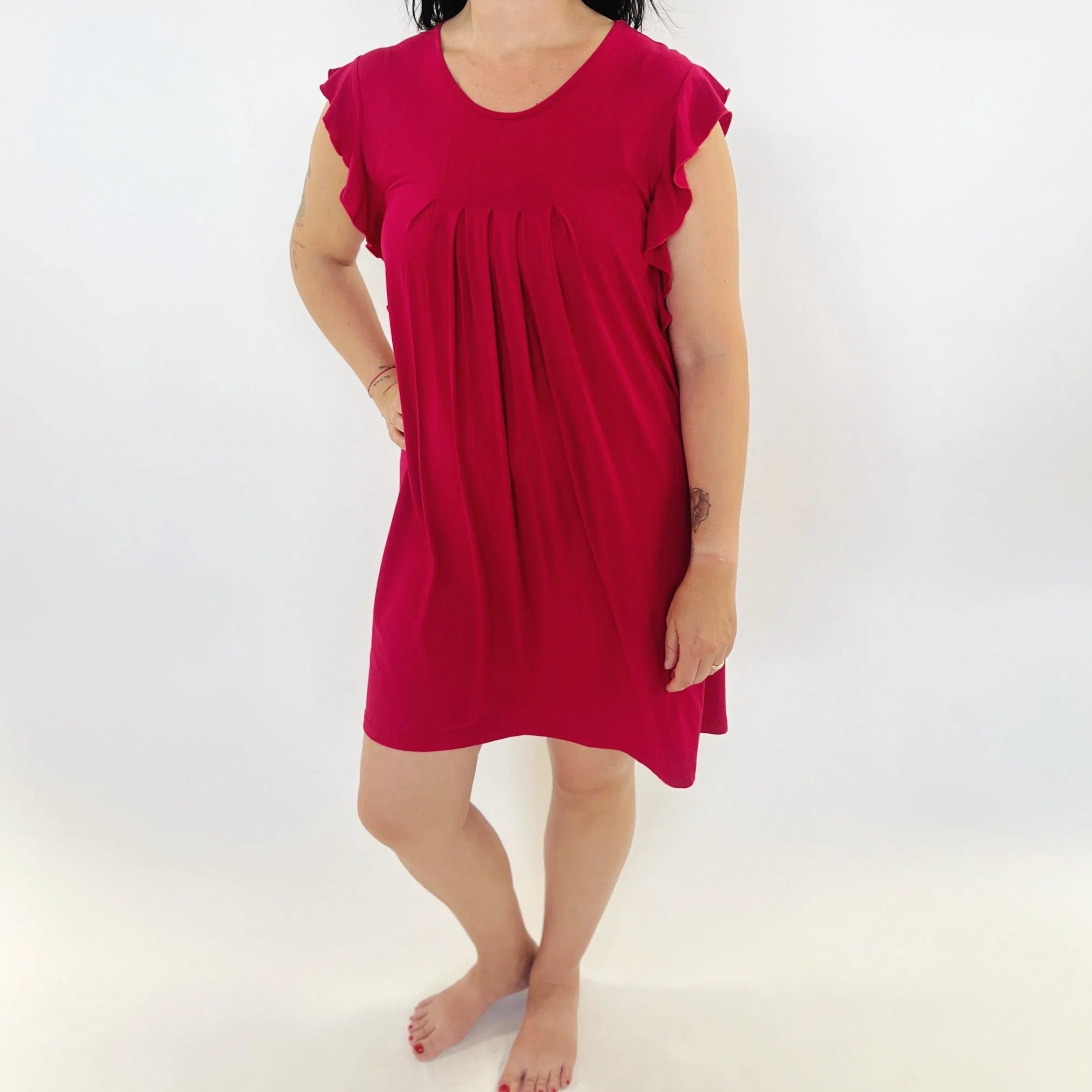 Weekend Savings Sensation Dress Flutter Bamboo | Jazzberry Jam