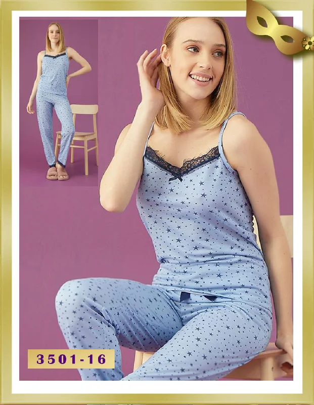 Can't Beat Long Straps Pajama 3501-16