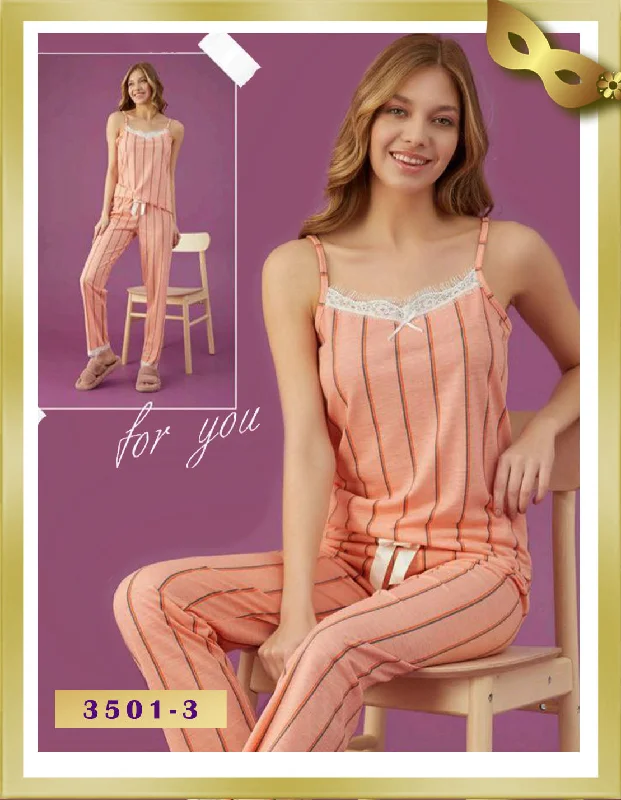 Price Drop Long Straps Pajama 3501-2