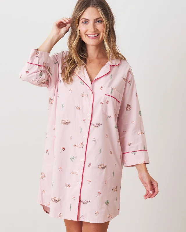 Shop Now Woodland Storybook - Sleep Shirt - Blush