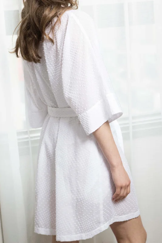 Value Pack EMMA COTTON ROBE - WHITE