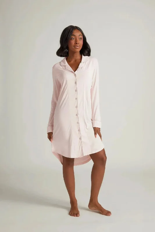 Weekend Savings Extravaganza Faceplant Bamboo Boyfriend Nightshirt