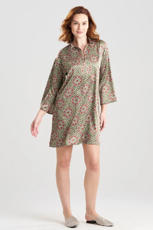 Weekend Offers You Can't Ignore Fez Satin Sleepshirt