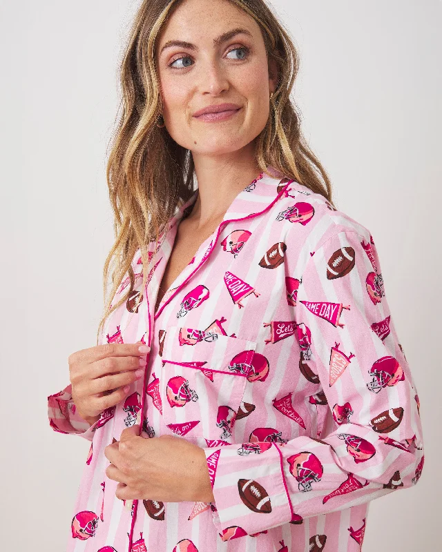 Flash Sale Game Day - Long PJ Set - Powder Puff