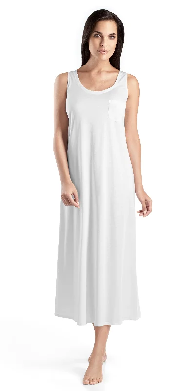 Weekend Bargains to Enjoy Hanro Cotton Deluxe Long Tank Gown