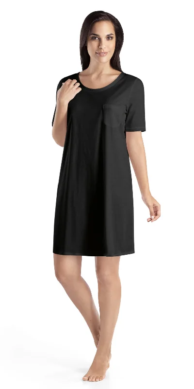 Weekend Deals That Dazzle Hanro Cotton Deluxe Short Sleeve Bigshirt