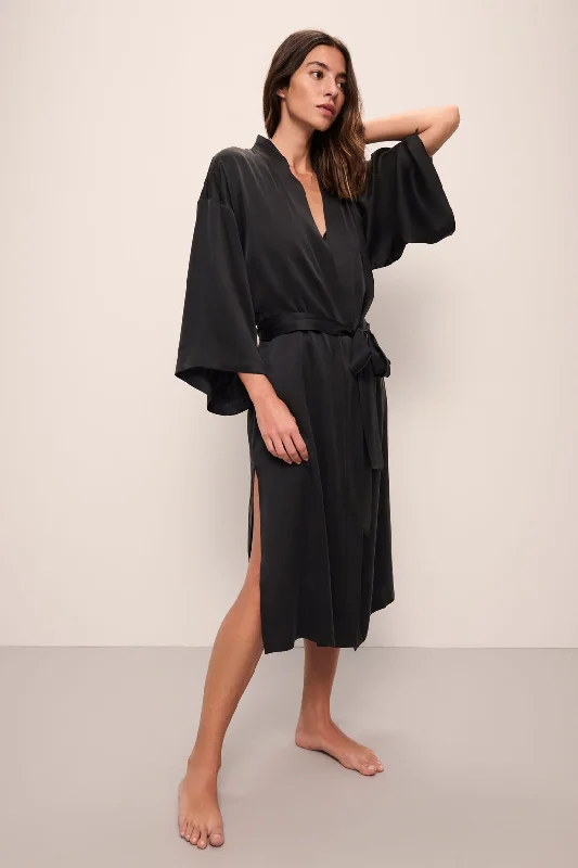 Unwind with Weekend Discounts Inez Washable Silk Robe