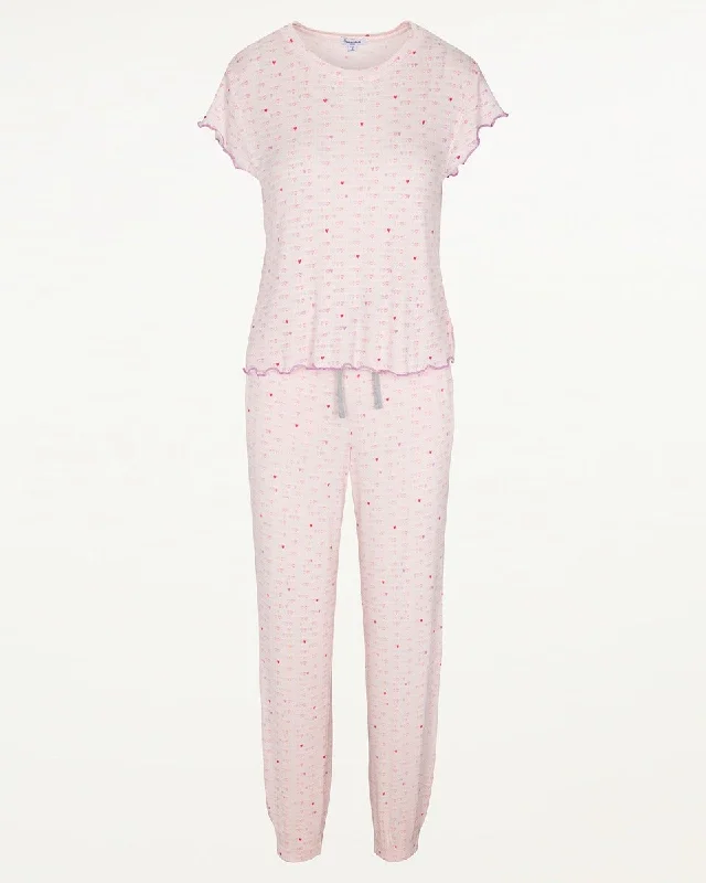 Weekend Deals That Sparkle Nellie Ribbed Jogger Sleep Set