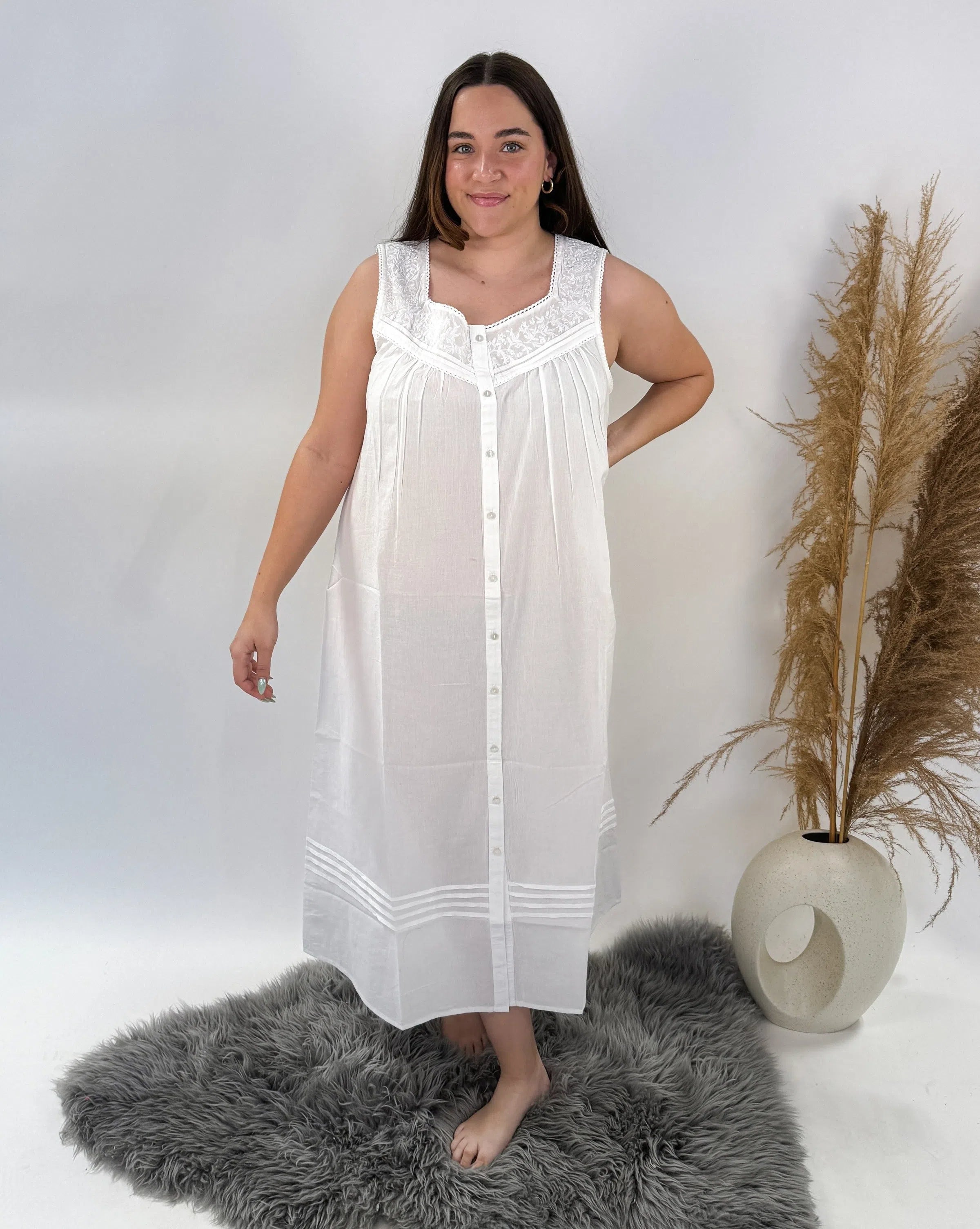 Weekend Bargains to Sizzle Nightshirt Cotton Wide Strap