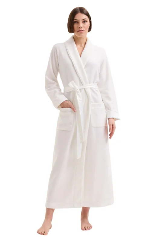 Weekend Savings Sensation Long Dressing Gown in Ivory