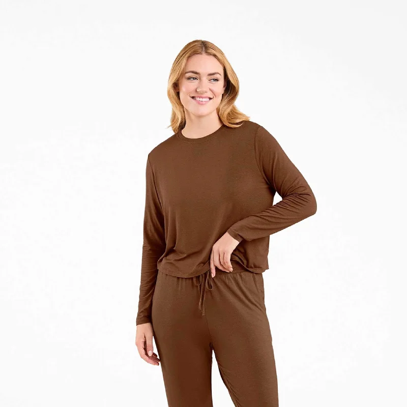 New Arrival Pajama Jogger Set | Chocolate
