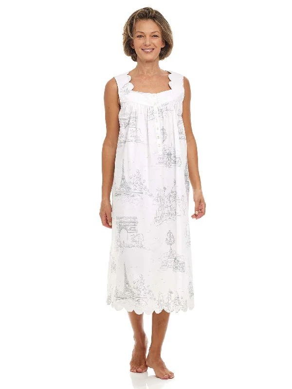 Clearance Sale Paris Gathered Nightgown