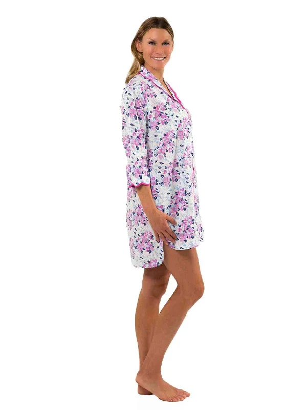 Steals and Deals Pink-Blue Floral Nightshirt