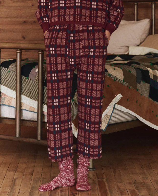 Super Deal The Plush Fleece Pajama Pant. -- Fireside Plaid