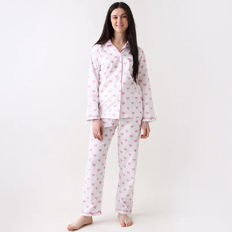 Weekend Bargains to Cherish Women Hearts Pajama Set