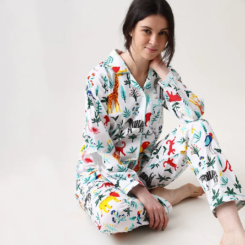 Weekend Deals That Dazzle Women Organic Serengeti Pajama Set