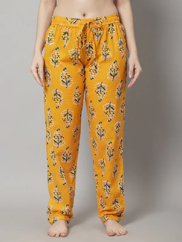 Final Offer Summer Sprint Floral Pyjama - Yellow
