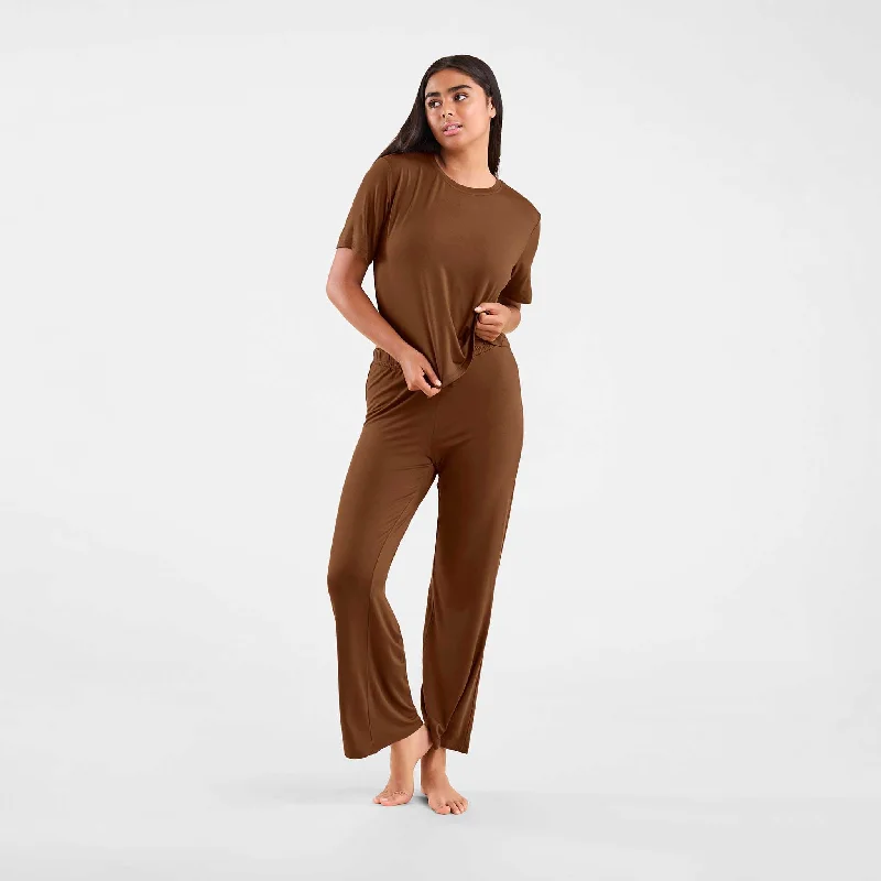 Now or Never Pajama Set | Chocolate