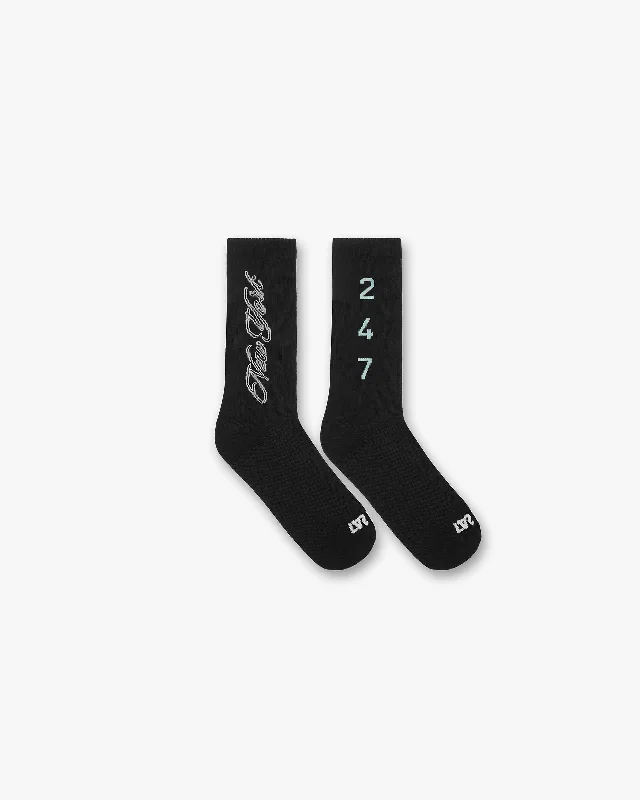 Online Deal 247 New York Socks - Black