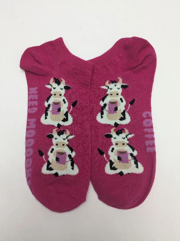 Weekend Specials You Can't Miss Cow Coffee Ankle Socks