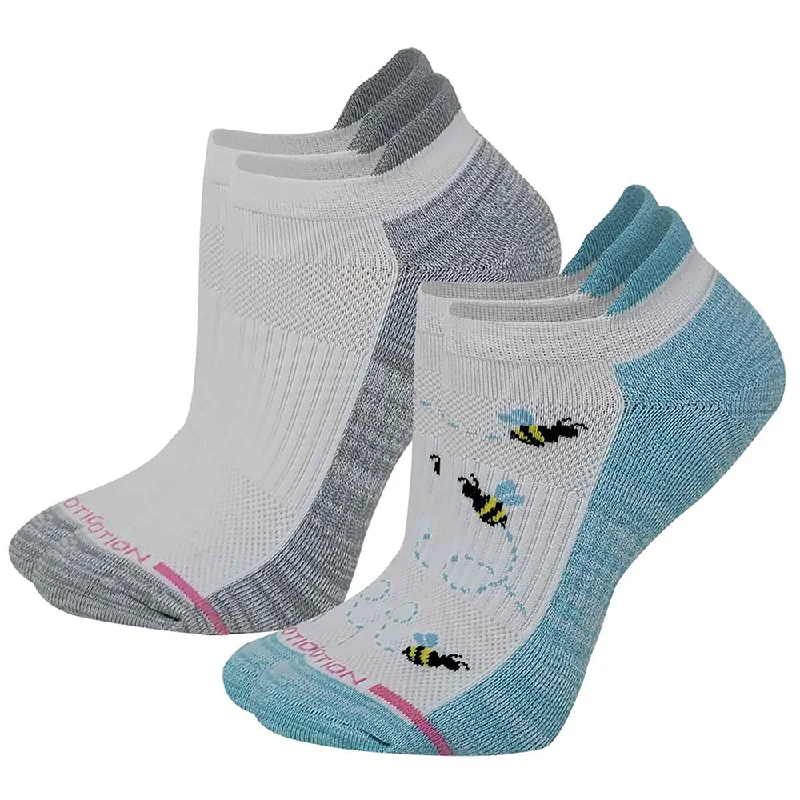 Shop the Weekend Away Ankle Compression Socks | Dr Motion Socks | Bee (2 Pack)