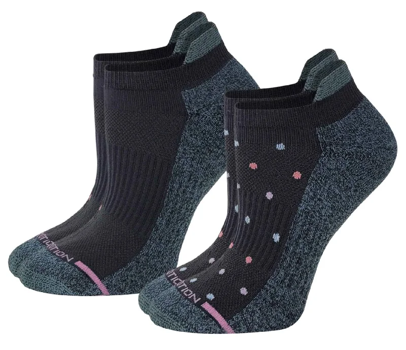 Buy Today Ankle Compression Socks |Dr Motion Socks |Tri Colored Dots (2 Pack)