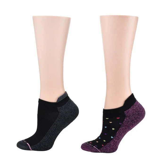 Weekend Specials to Delight Ankle Compression  Socks | Hearts | Dr. Motion (2 Pack)