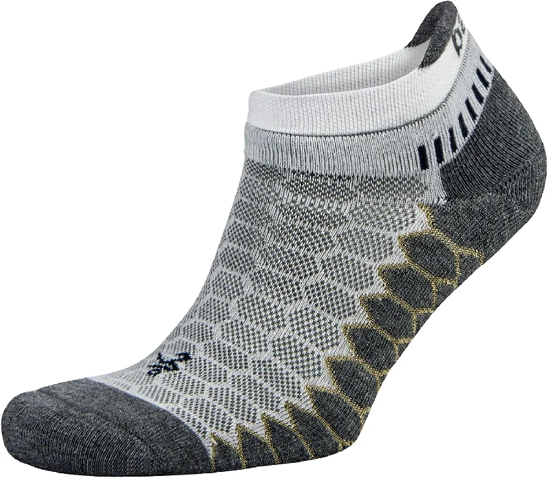 Cash Savings Balega Silver No Show Silver - White/Grey
