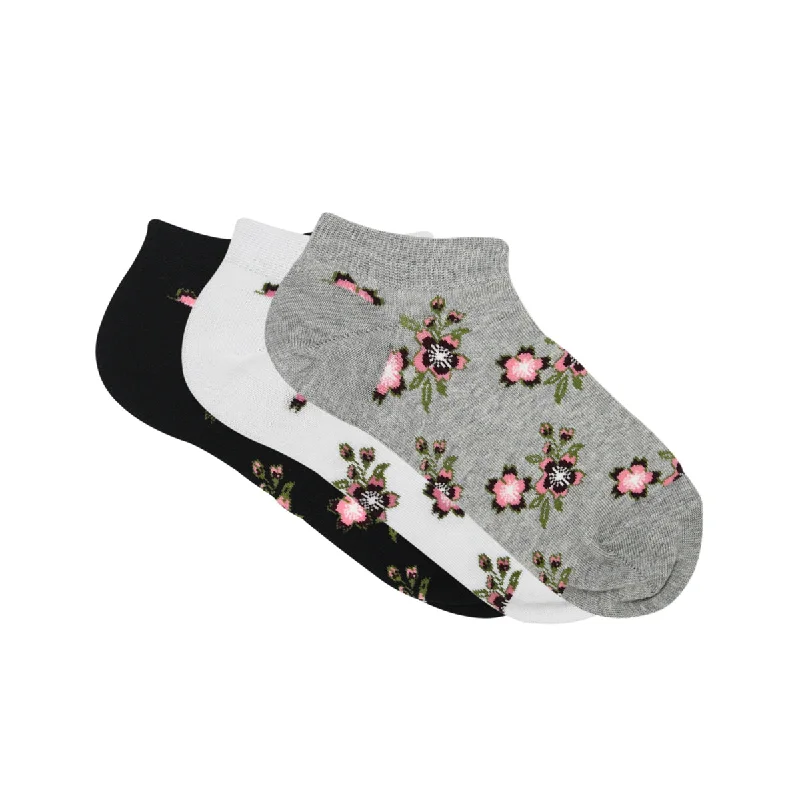 Weekend Savings Extravaganza Balenzia Low Cut Socks for Women (Pack of 3 Pairs/1U)