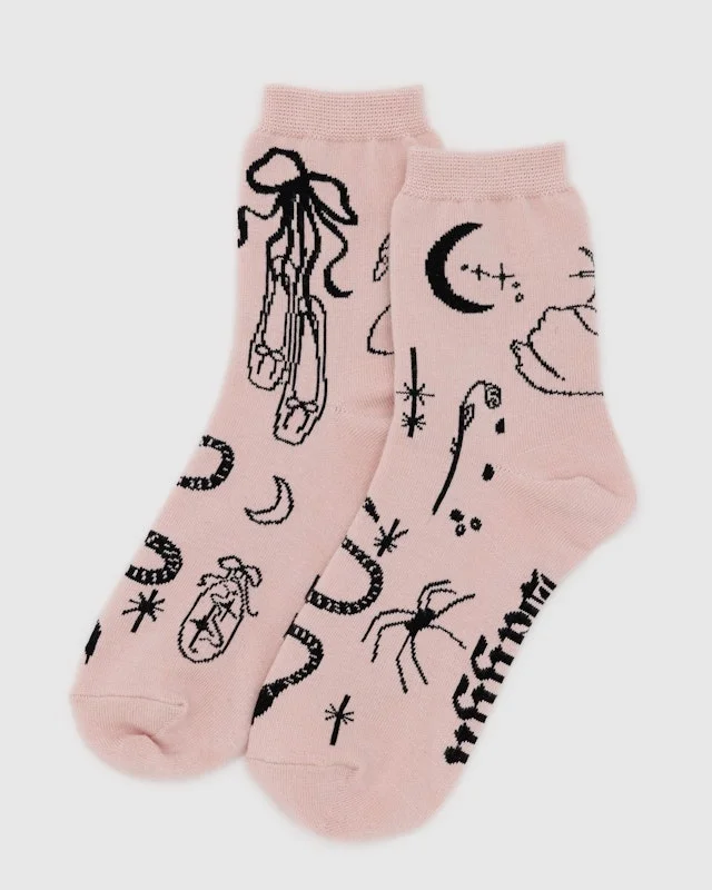 Weekend Savings Fiesta Ballet Icons Crew Socks from BAGGU