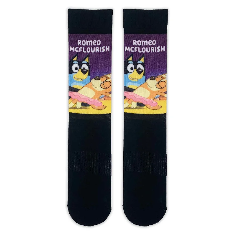 Price Slash Bandit and Chilli "Romeo McFlourish" Adult Printed Socks