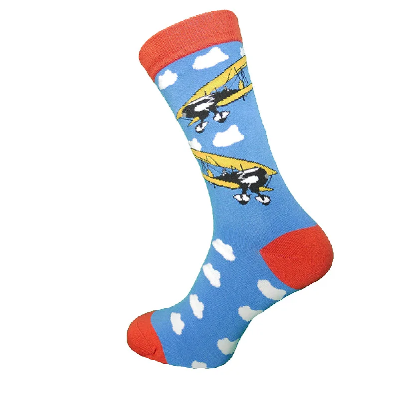 Overstock Clearance Bi-Plane Bamboo Socks