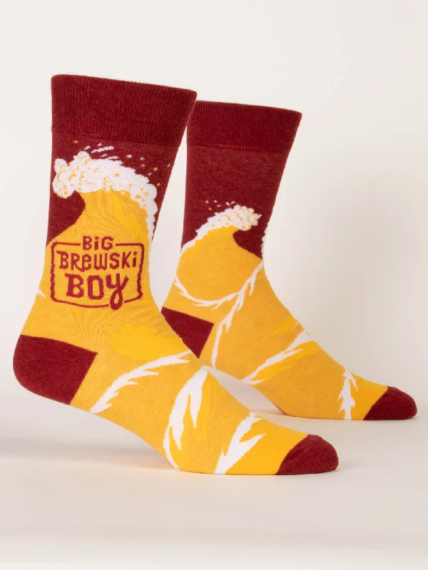 Pay Less Big Brewski Boy M-Crew Socks