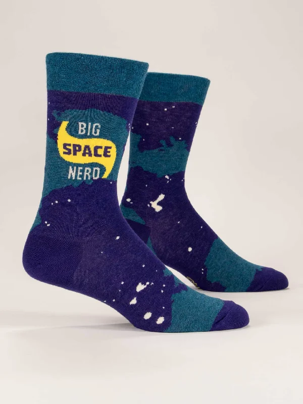 Weekend Savings Sensation Big Space Nerd M-Crew Socks