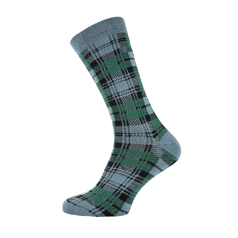 Limited Supply Blue tartan Bamboo socks