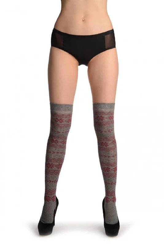 Unmissable Sale Burgundy Nordic Stencil On Grey
