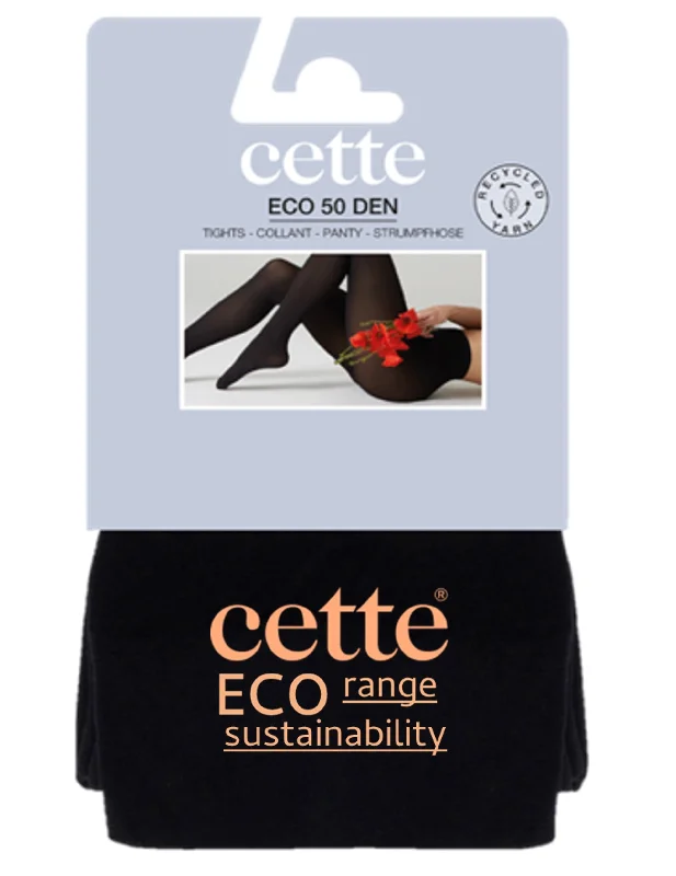 Shop Now Cette ECO 50 Denier Plus Size Tights Black