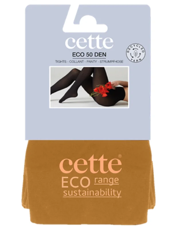 Fantastic Savings Cette ECO 50 Denier Plus Size Tights Cream Gold