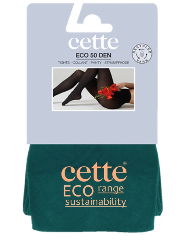 New Arrival Cette ECO 50 Denier Plus Size Tights Green Mint