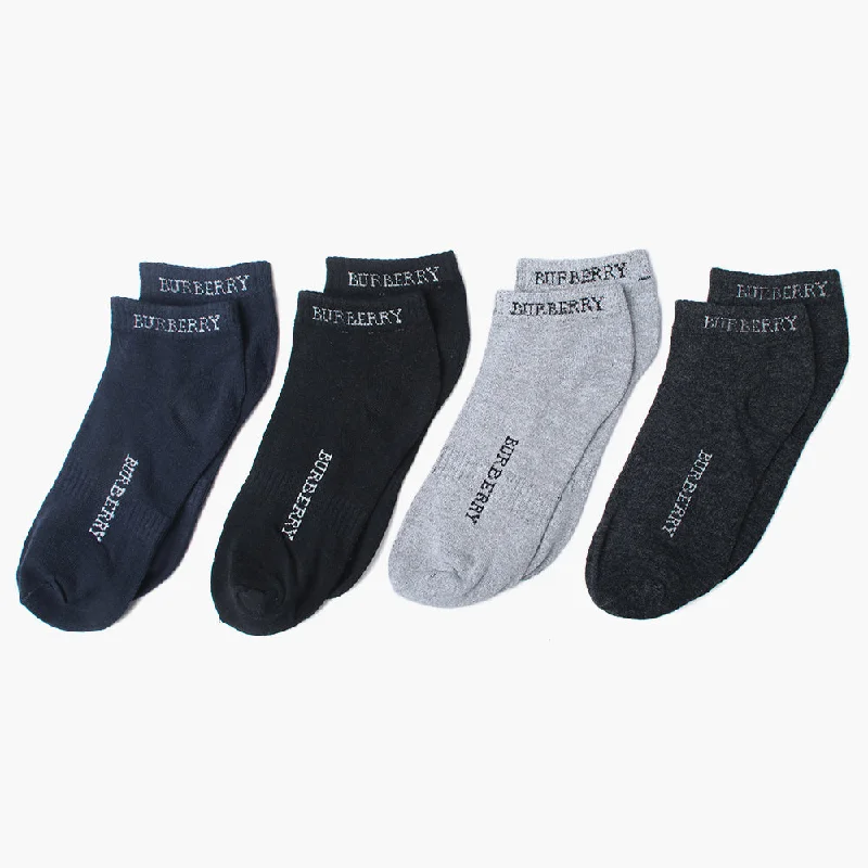 Weekend Bargains Just for You Men's 4Pcs Ankle Socks - Multi Color